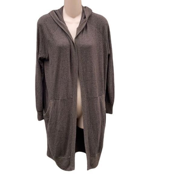 Silence & Noise Long Hooded Cardigan XS Anthro - Picture 1 of 3